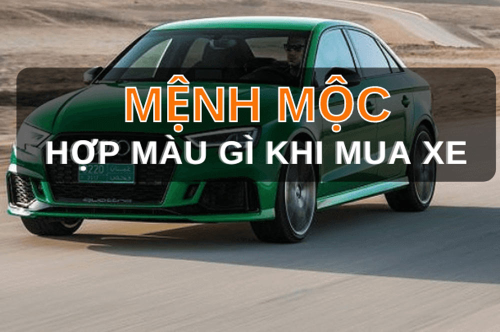 Mệnh Mộc nên mua xe màu gì?