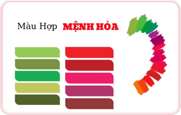 Mệnh Hỏa hợp màu gì